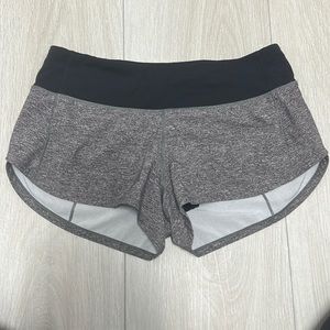 grey lululemon shorts